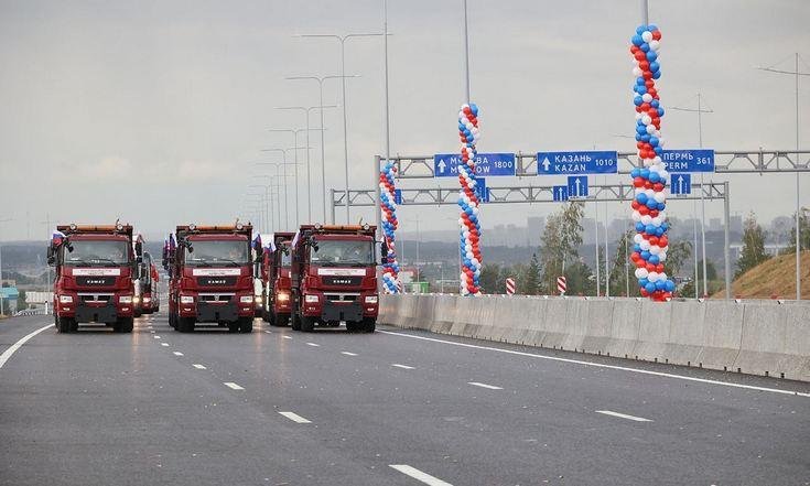 Открытие Екатеринбургской кольцевой автодороги