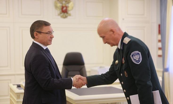 Рабочая встреча с атаманом Оренбургского войскового казачьего общества