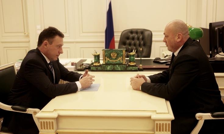 Рабочая встреча с Героем Российской Федерации Сергеем Евлановым