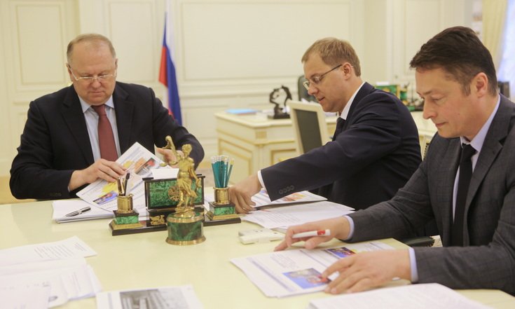 Николай Цуканов провел встречу с начальником Свердловской железной дороги Иван Колесниковым