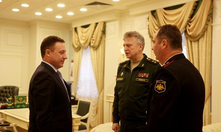 Игорь Холманских встретился с военным прокурором Центрального военного округа генерал-майором юстиции Александром Антюфеевым