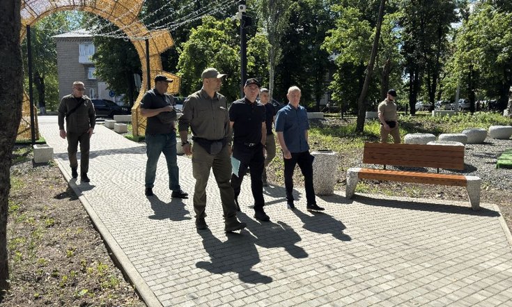 Рабочая поездка в Ясиноватую