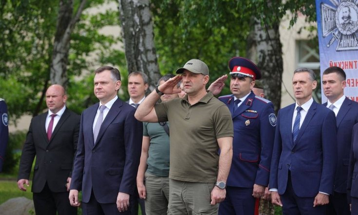 Открытие класса имени В. Жоги в кадетском корпусе города Шахты