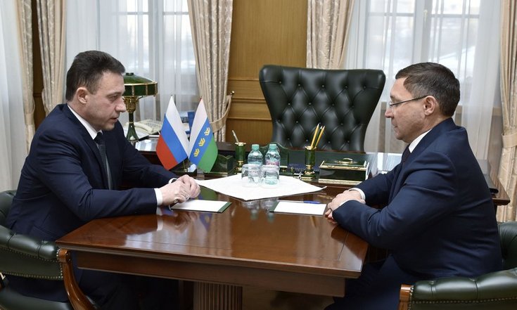 Рабочая встреча с Владимиром Якушевым