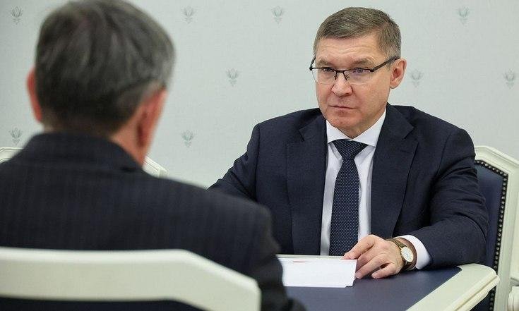 Рабочая встреча с ректором Уральского федерального университета Виктором Кокшаровым
