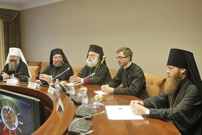 Встреча с Папой и Патриархом Александрийским и всей Африки Феодором II