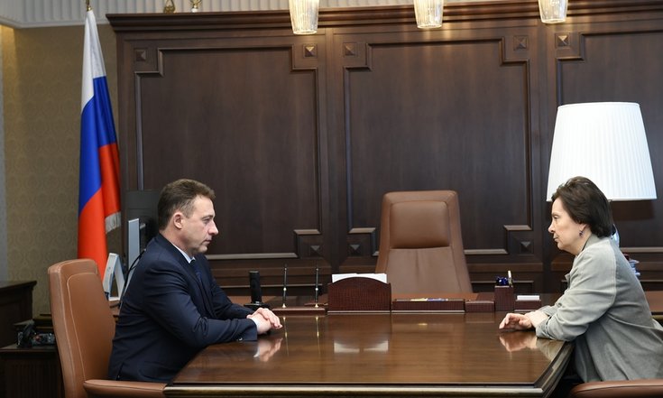 Рабочая встреча с Натальей Комаровой