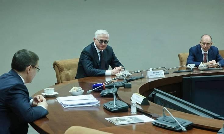 Рабочая встреча с Александром Шохиным и Дмитрием Пумпянским