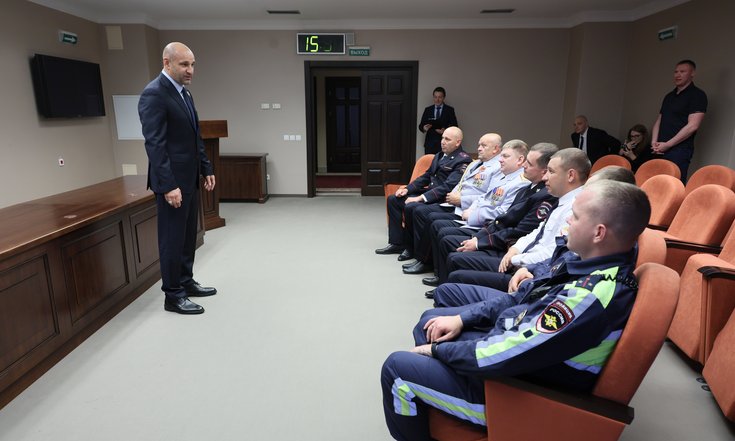 Вручение наград сотрудникам Госавтоинспекции