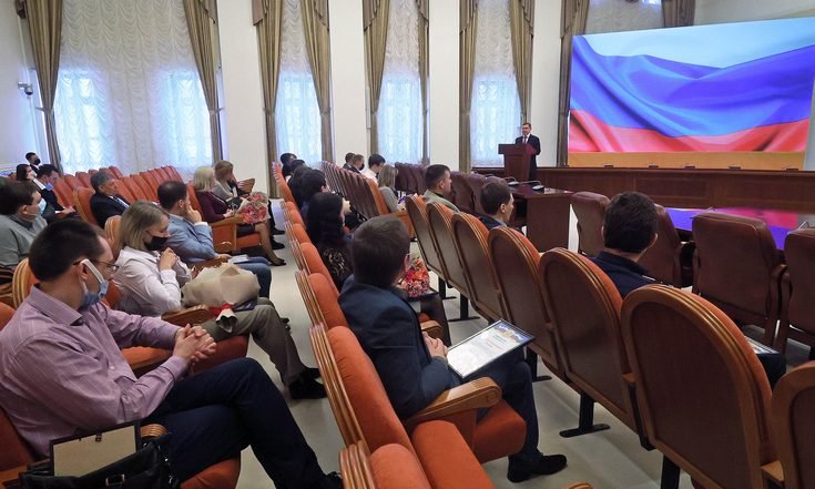 Торжественная церемония вручения свидетельств о присуждении грантов Президента Российской Федерации молодым ученым