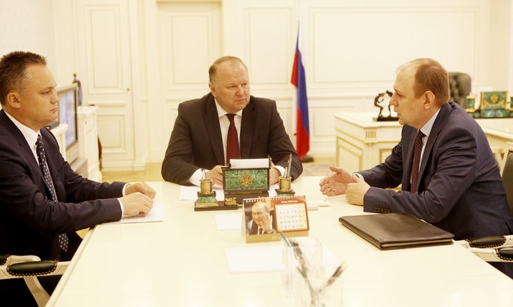 Николай Цуканов провел рабочую встречу с заместителем руководителя Федеральной антимонопольной службы Даниилом Фесюком