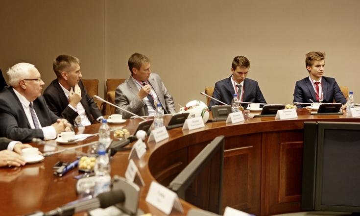 Встреча с победителями Первенства России по футболу среди сборных юношеских команд