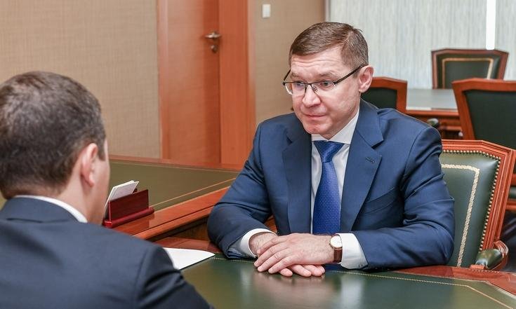 Рабочая встреча с Дмитрием Артюховым