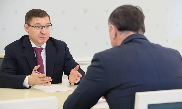 Рабочая встреча с заместителем Председателя Правительства России Маратом Хуснуллиным