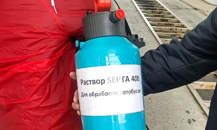 Андрей Руцинский проверил работу по дезинфекции общественного транспорта в Екатеринбурге