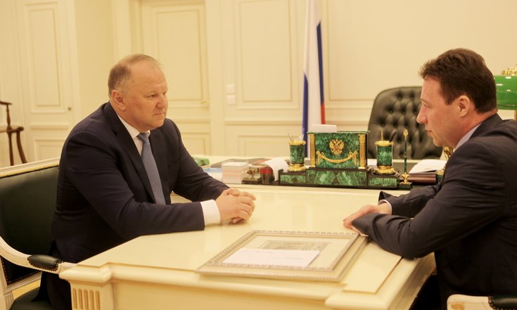 Николай Цуканов провел рабочую встречу с Игорем Холманских
