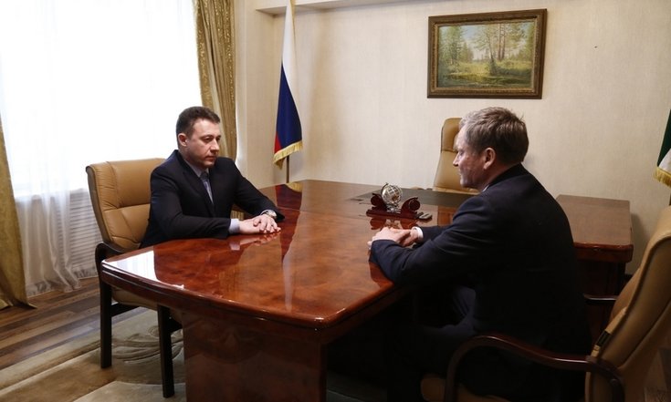 Рабочая встреча с Алексеем Кококриным