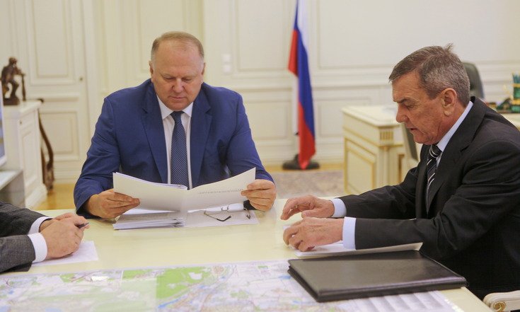 Николай Цуканов провел рабочую встречу с заместителем Генерального прокурора РФ Юрием Гулягиным