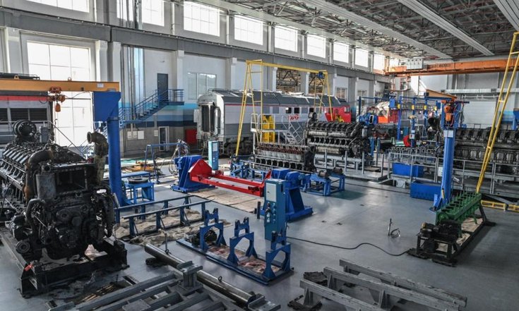 В реконструированном цехе депо Войновки смогут ремонтировать до 140 секций тепловозов в год