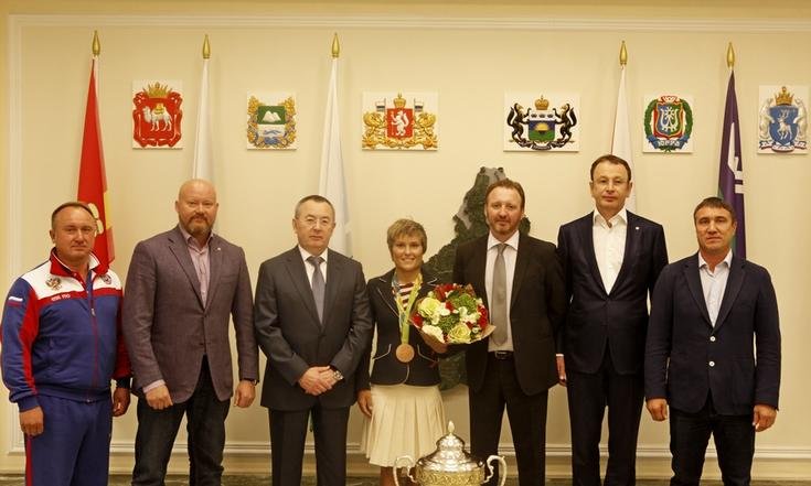 Встреча с бронзовым призером Летних Олимпийских игр 2016 года в Рио-де-Жанейро Натальей Кузютиной