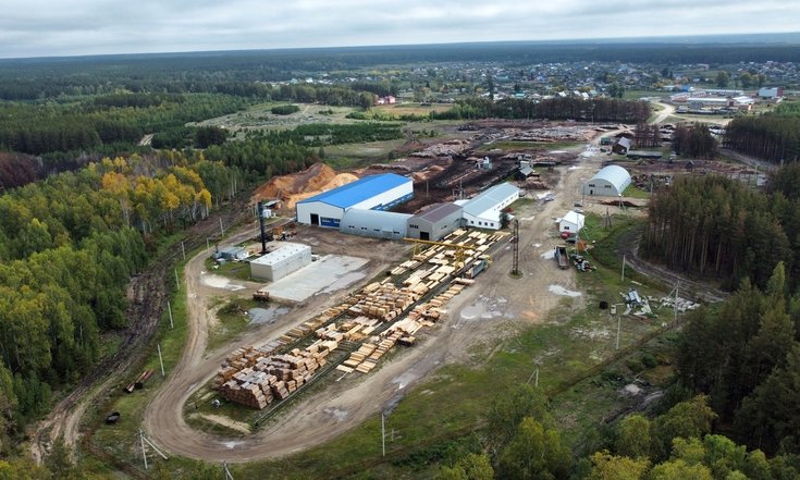 В Белозерском округе открылось новое лесоперерабатывающее производство