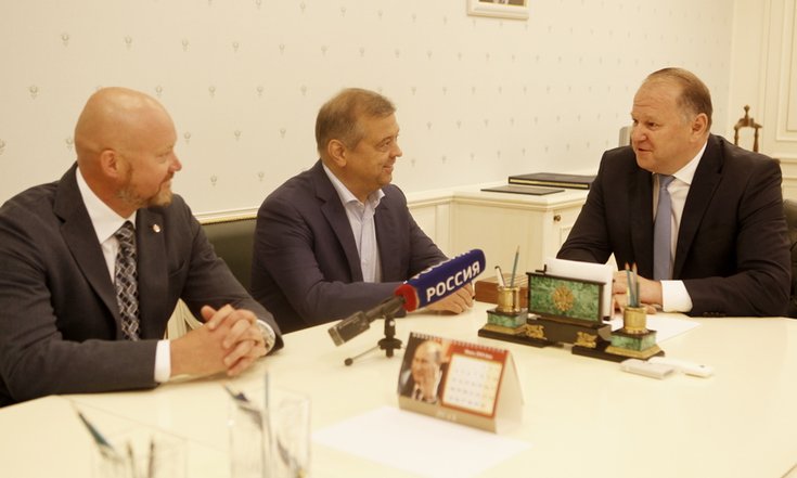 Николай Цуканов встретился с вице-президентом Федерации дзюдо России Валентионом Хабировым и президентом «Федерации дзюдо «Урал-Западная Сибирь» Вадимом Еланцевым