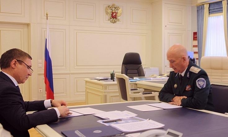 Рабочая встреча с атаманом Оренбургского войскового казачьего общества