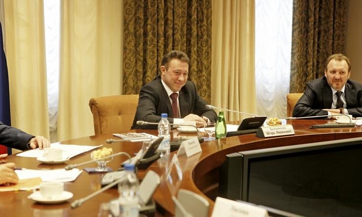 Встреча с победителями Первенства России по футболу среди сборных юношеских команд