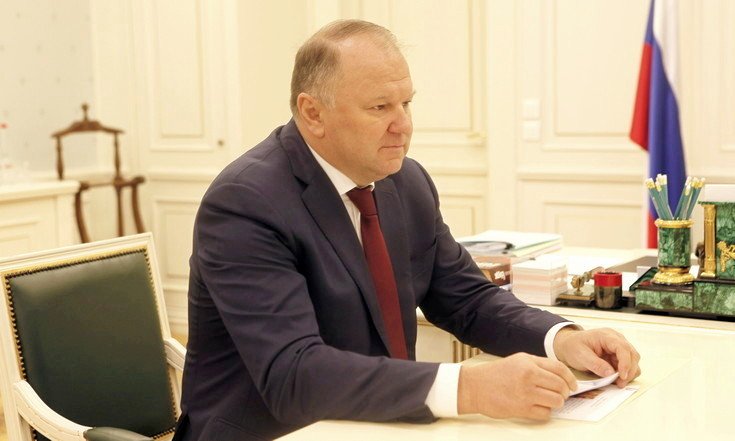 Николай Цуканов провел рабочую встречу с начальником Главного управления Министерства юстиции России по Свердловской области Дмитрием Павиным