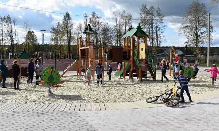 В Верхотурье открыли благоустроенный сквер