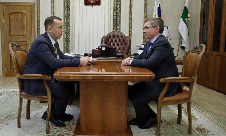 Рабочая встреча с губернатором Курганской области Вадимом Шумковым