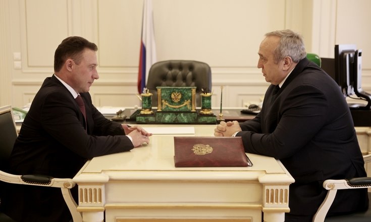 Рабочая встреча с Францем Клинцевичем