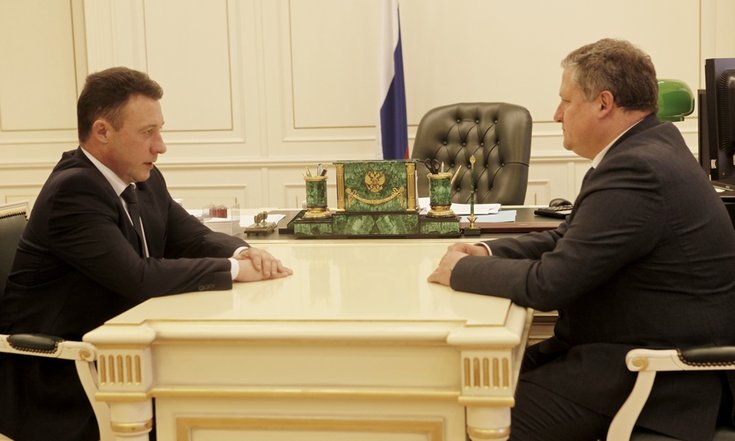 Рабочая встреча с Сергеем Некрасовым