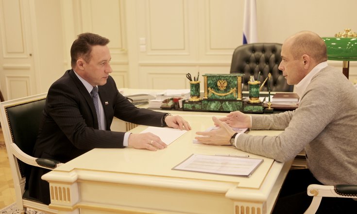 Игорь Холманских провел рабочую встречу с председателем Совета директоров АО «ОПК «ОБОРОНПРОМ» Сергеем Соколом