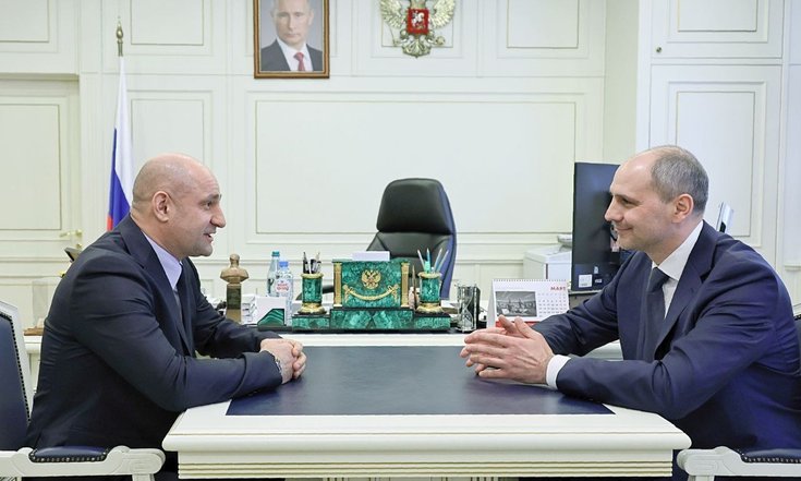 Рабочая встреча с врио губернатора Свердловской области Денисом Паслером
