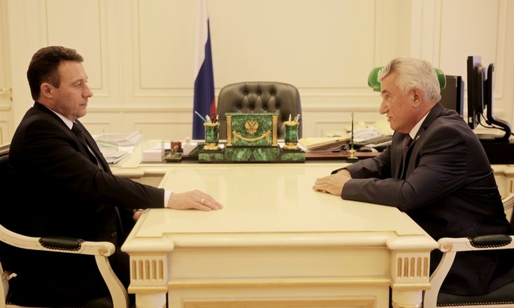 Рабочая встреча с Владимиром Крупкиным