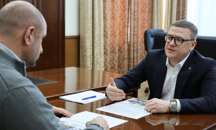 Рабочая встреча с губернатором Алексеем Текслером
