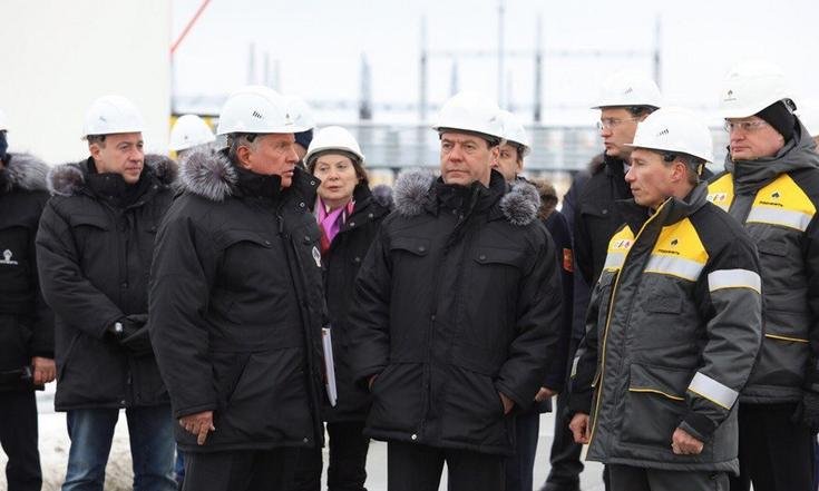 Церемония ввода в эксплуатацию пускового комплекса Эргинского кластера нефтяных месторождений Западной Сибири