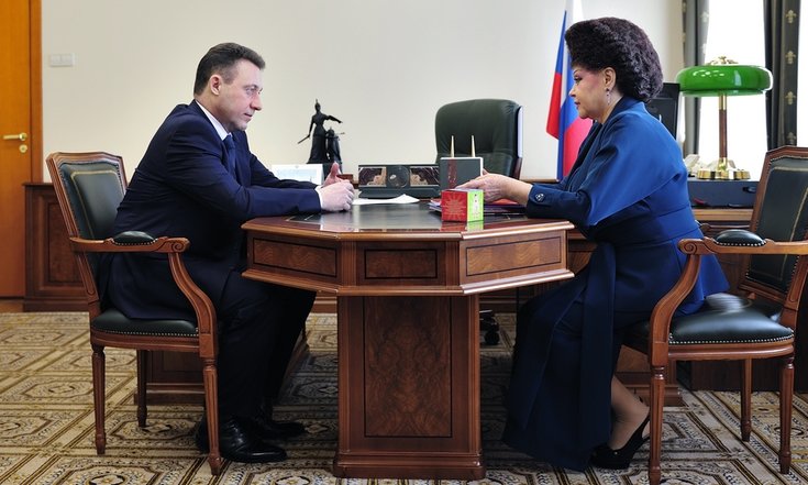 Рабочая встреча с Валентиной Петренко