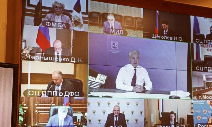 Cовещание рабочей группы Госсовета по противодействию распространению COVID-19
