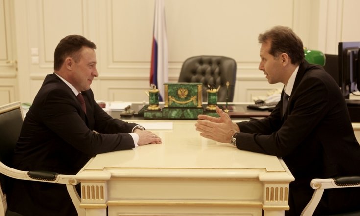 Рабочая встреча с Александром Потаповым