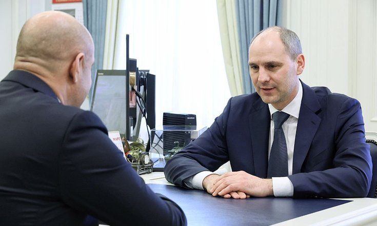 Рабочая встреча с врио губернатора Свердловской области Денисом Паслером