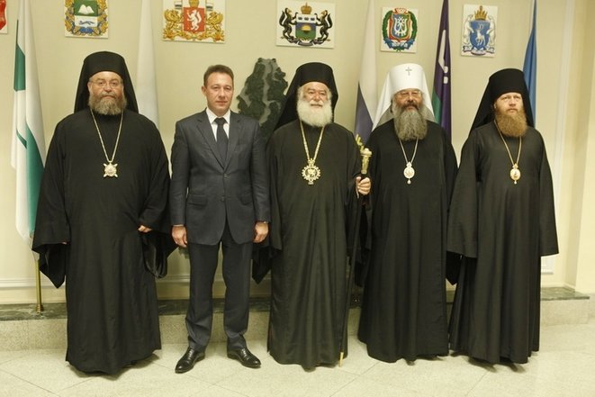 Встреча с Папой и Патриархом Александрийским и всей Африки Феодором II