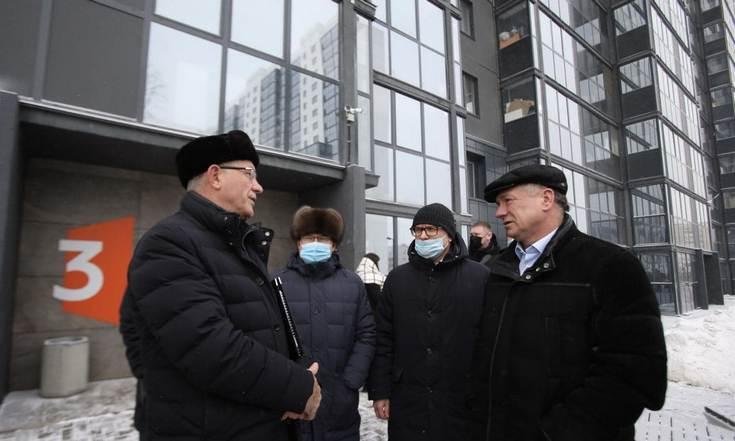 В ходе рабочей поездки Марат Хуснуллин, Владимир Якушев Алексей Текслер посетили в городе Челябинске ряд объектов