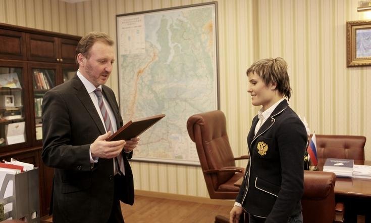 Встреча с бронзовым призером Олимпиады-2016 в Рио-де-Жанейро Натальей Кузютиной и руководителями Федерации дзюдо «Урал - Западная Сибирь»