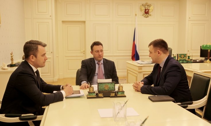 Игорь Холманских провел рабочую встречу с руководителем  Федерального агентства по делам молодежи Александром Бугаевым