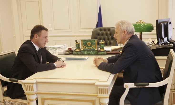 Рабочая встреча с А.Фурсенко